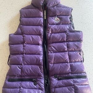 Moncler Purple Puffer Vest